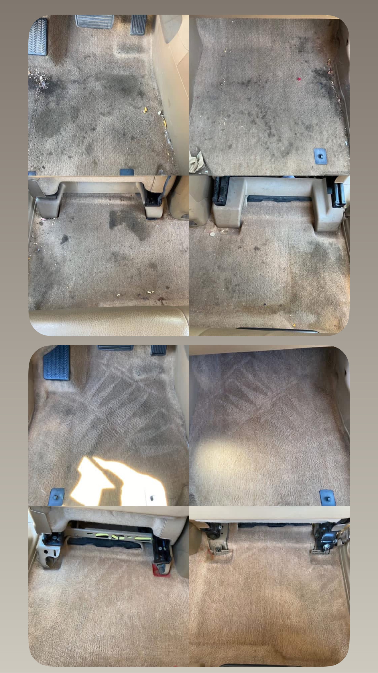 Heavy Restoration Detail before and after Kingman AZ 2