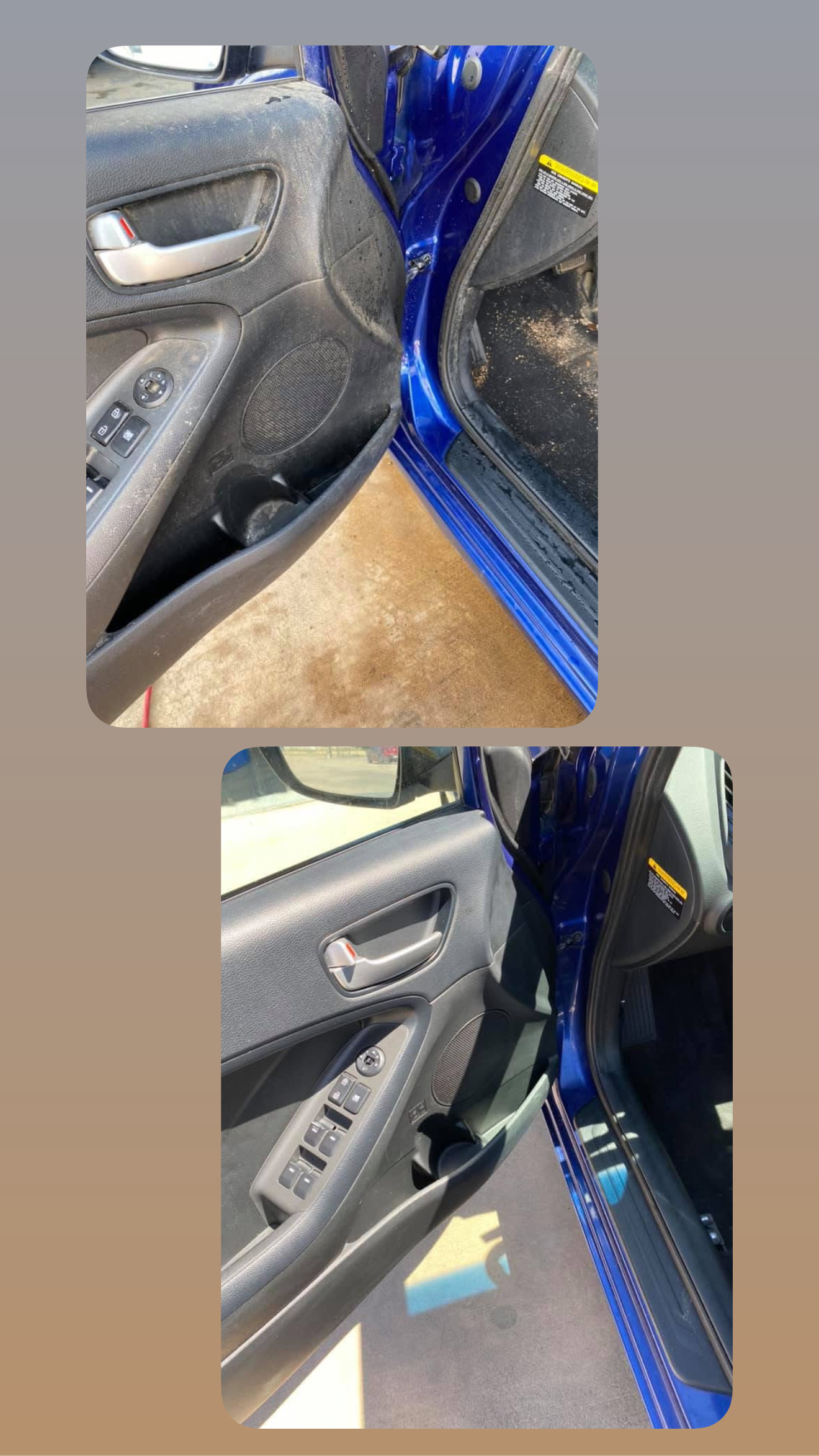 Starter Detail before and after Kingman AZ 2